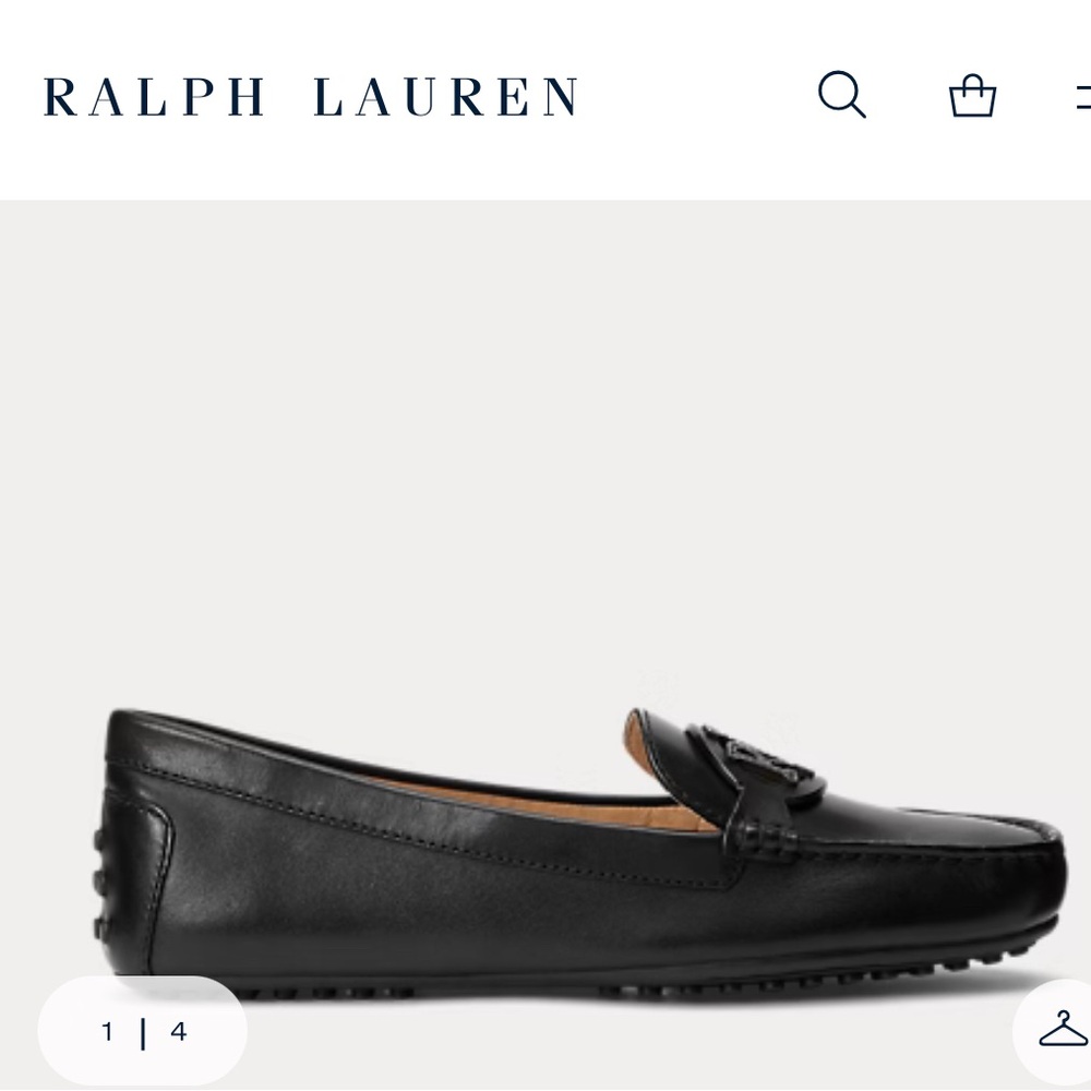 Lauren Ralph Lauren Black Loafers